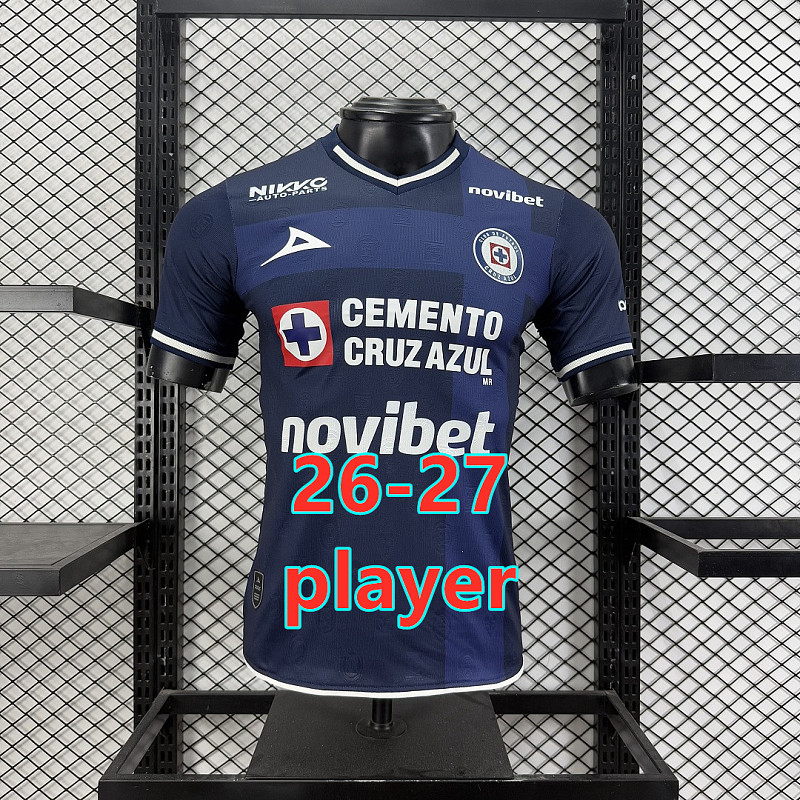 26-27 Cruz Azul Third Player Version Jersey S-4XL