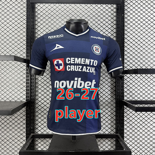 26-27 Cruz Azul Third Player Version Jersey S-4XL