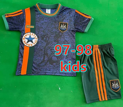 97-98 Newcastle United Away Kids Retro Kit 16 -28