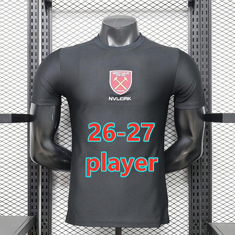 26-27 West Ham United Retro Player Version Jersey S-3XL