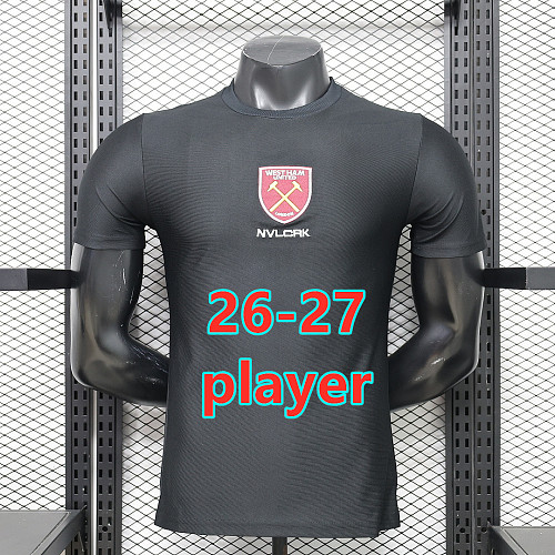 26-27 West Ham United Retro Player Version Jersey S-3XL
