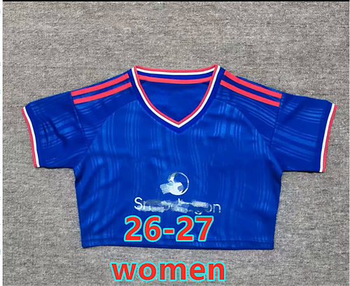 26-27 Manchester United Away Women Short Jersey S-2XL