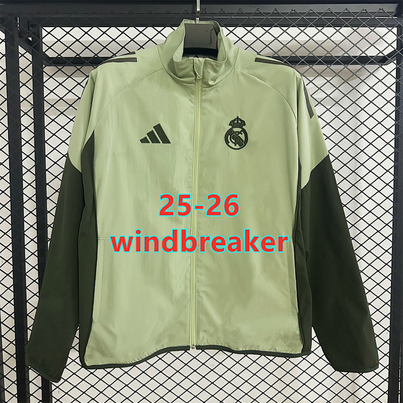 25-26 Real Madrid Windbreaker S-2XL