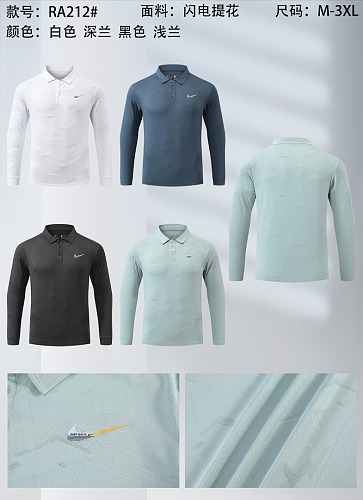 Nike 26-27 N-K Long Sleeve T-shirt Jersey M-3XL T