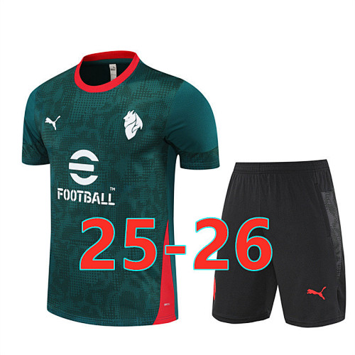 25-26 AC Milan Short Sleeve Tracksuit S-2XL AC