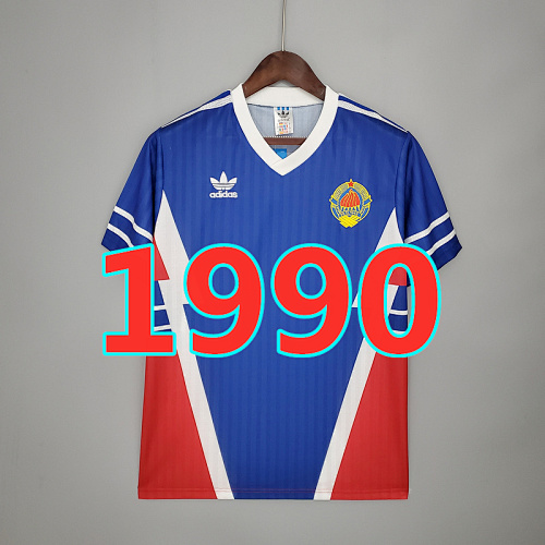 Yugoslavia Retro Home Jersey S-2XL