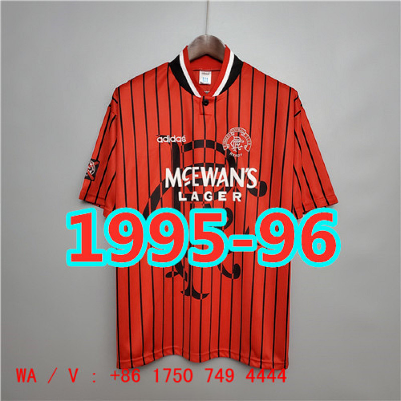 Rangers Retro TopThai Quality Away Jersey S-2XL