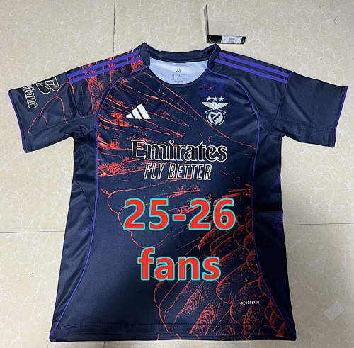 25-26 Benfica 4th Fans Version Jersey S-4XL