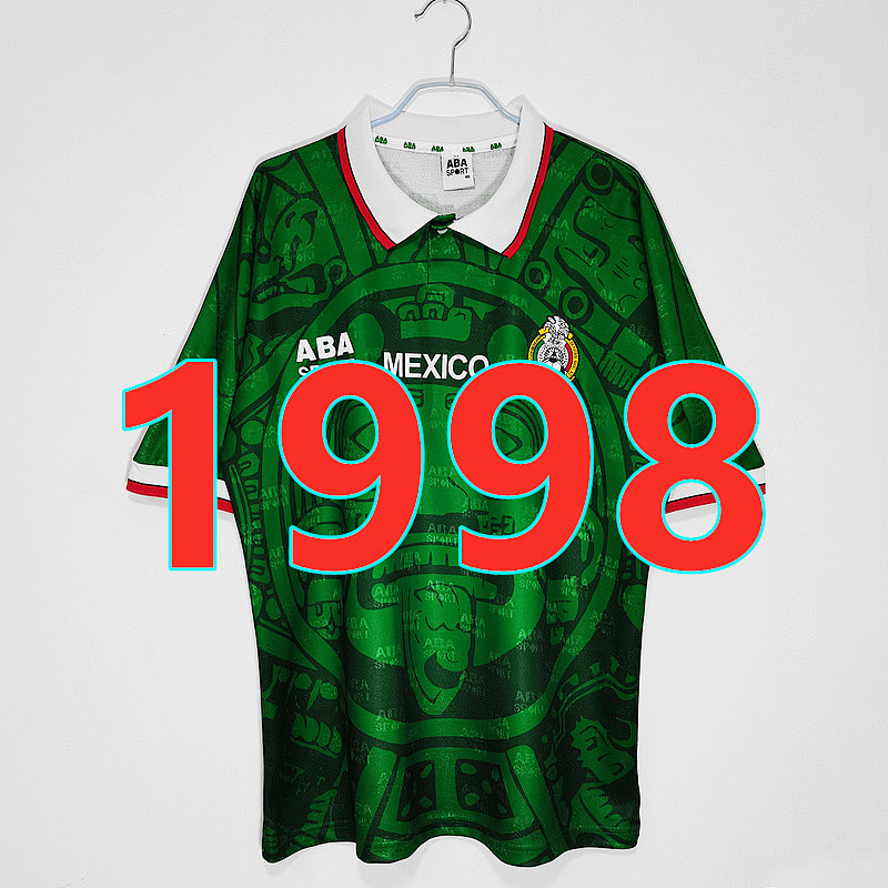 Mexico Retro Home Jersey S-2XL