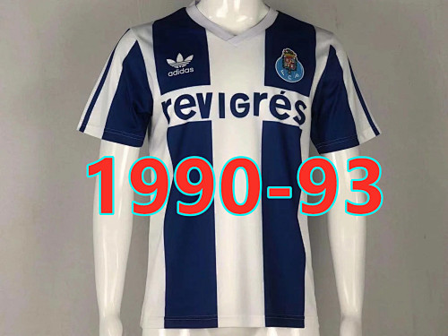 Porto Retro TopThai Quality Home Jersey S-2XL