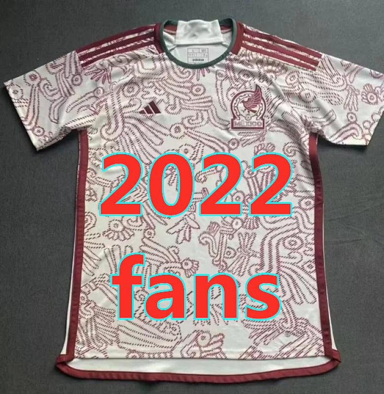 Mexico Fans Version Away Jersey S-4XL