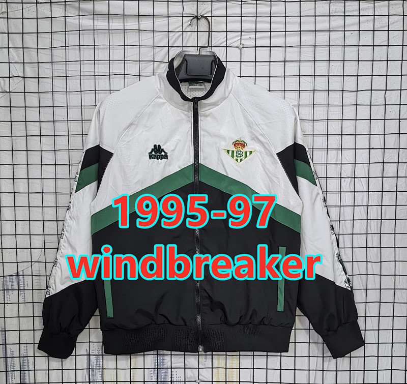 Real Betis Retro Windbreaker S-2XL