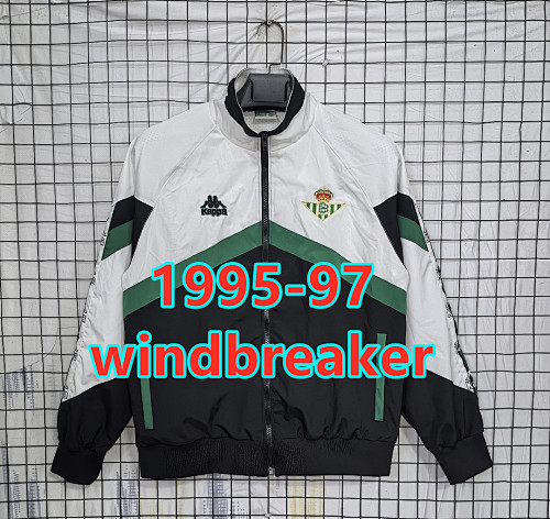 Real Betis Retro Windbreaker S-2XL