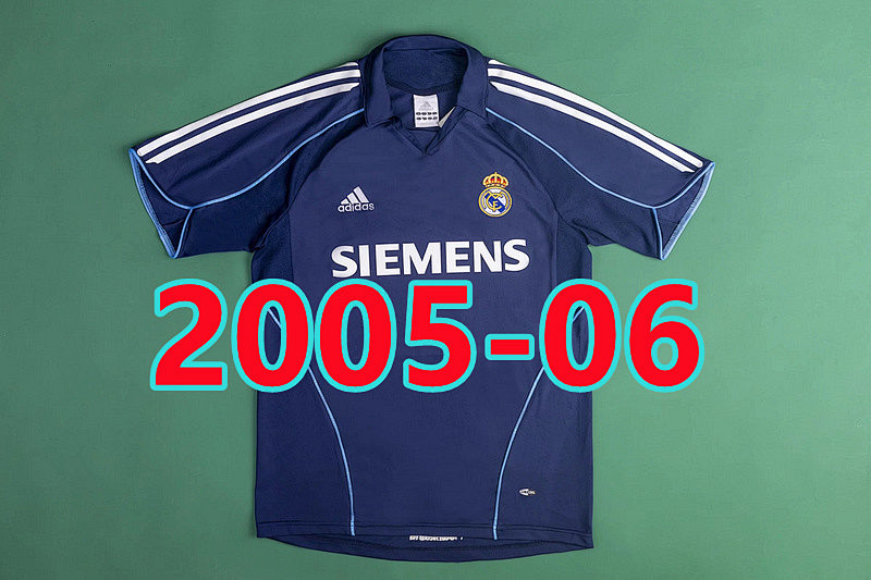 Real Madrid Retro TopThai Quality Away Jersey S-2XL