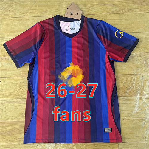 26-27 Barcelona Home Fans Version Jersey S-4XL