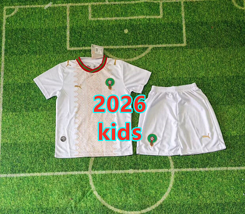 Morocco Away Kids 8 Teams Kit 16 -28 8