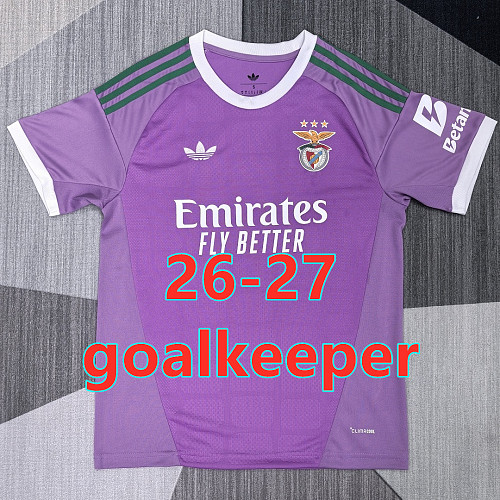 26-27 Benfica Goalkeeper Fans Version Jersey S-4XL