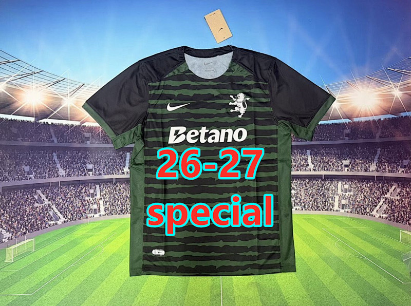 26-27 Sporting CP Special Fans Version Jersey S-4XL