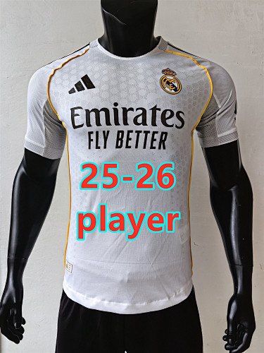 Fifa 25-26 Real Madrid Home Player Version Jersey S-4XL