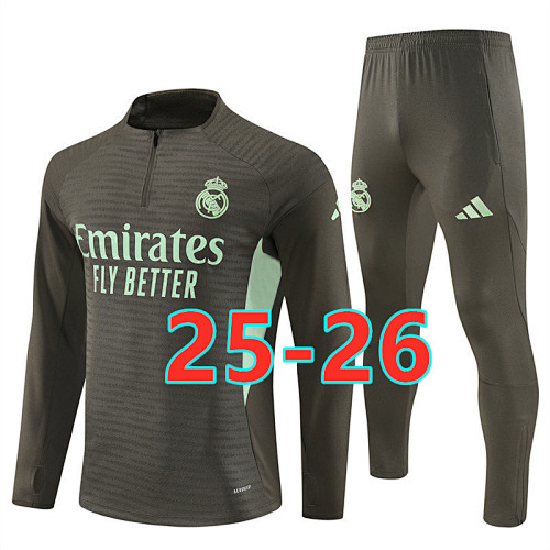 25-26 Real Madrid Player Long Sleeve Tracksuit S-2XL