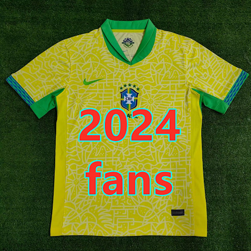 Brazil Home Fans Version Jersey S-4XL