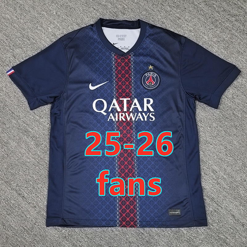 Balenciaga 25-26 Paris Psg Home Fans Version Jersey S-4XL