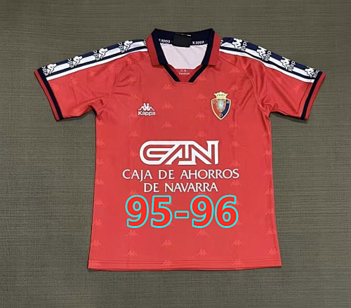 95-96 Osasuna Home Retro Jersey S-2XL