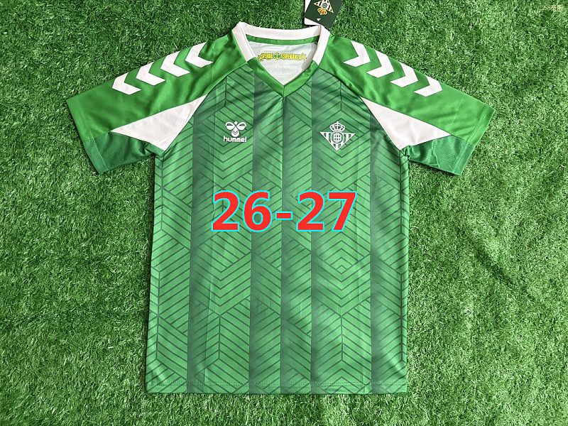 26-27 Real Betis Training Fans Version Jersey S-4XL