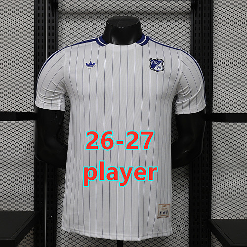 26-27 Millionarios Retro Player Version Jersey S-3XL