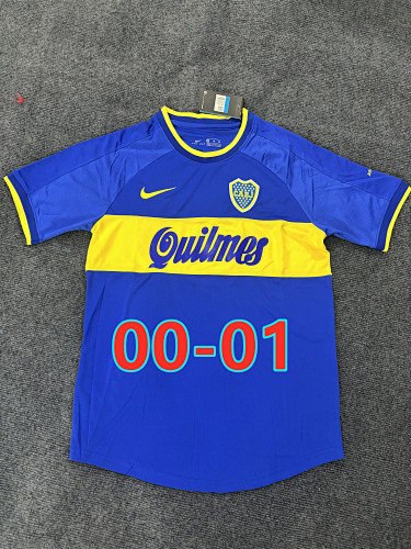 00-01 Boca Juniors Home Retro Jersey S-2XL