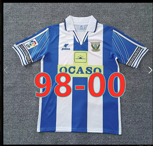 98-00 Leganes Home Retro Fans Version Jersey S-2XL