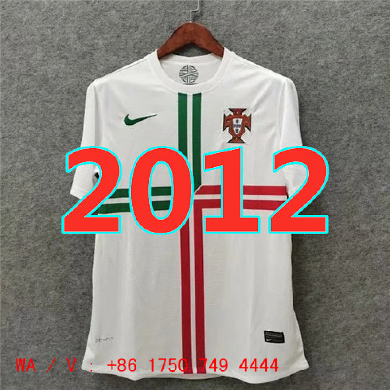 Portugal Retro TopThai Quality Away Jersey S-2XL