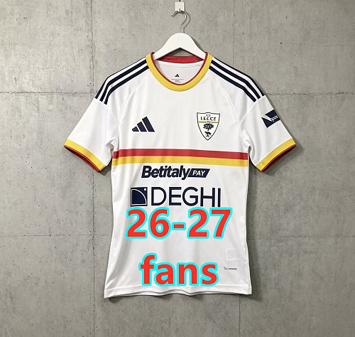 26-27 Lecce Away Fans Version Jersey S-3XL