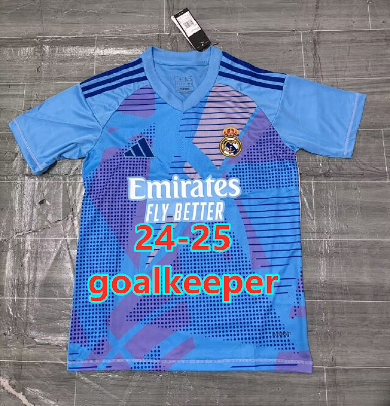 24-25 Real Madrid Goalkeeper Fans Version Jersey S-4XL
