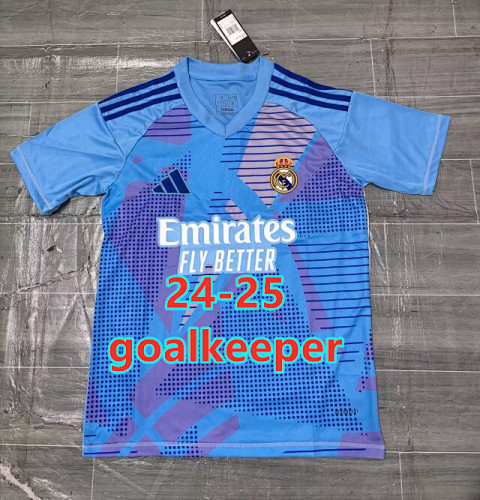 24-25 Real Madrid Goalkeeper Fans Version Jersey S-4XL