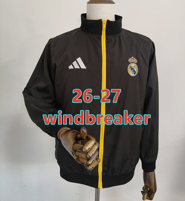 26-27 Real Madrid Windbreaker S-2XL