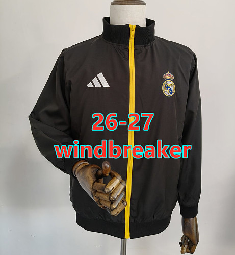26-27 Real Madrid Windbreaker S-2XL