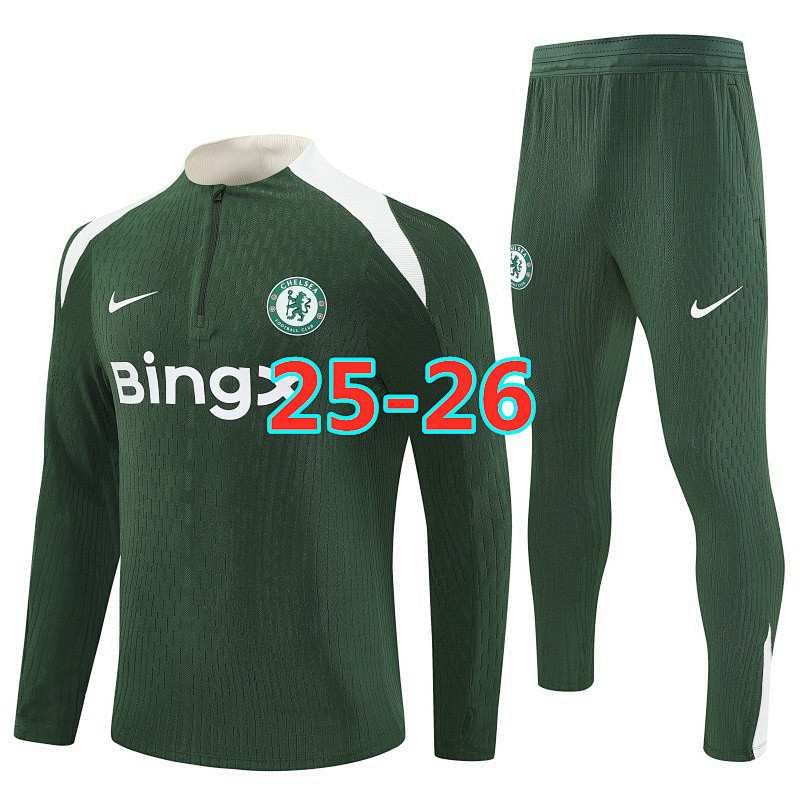 25-26 Chelsea Player Version Long Sleeve Tracksuit S-2XL