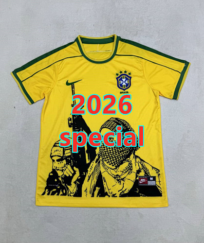 Brazil Special Fans Version Jersey S--2XL