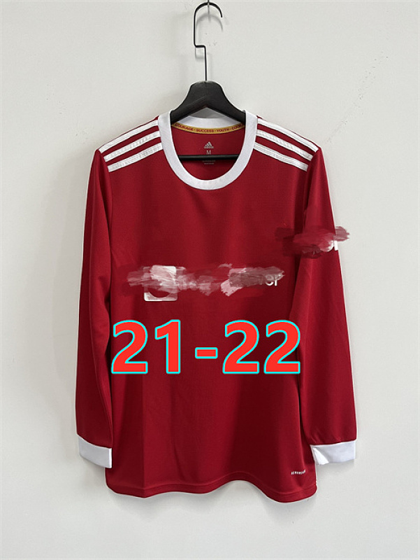 21-22 Manchester United Home Retro Long Jersey S-2XL