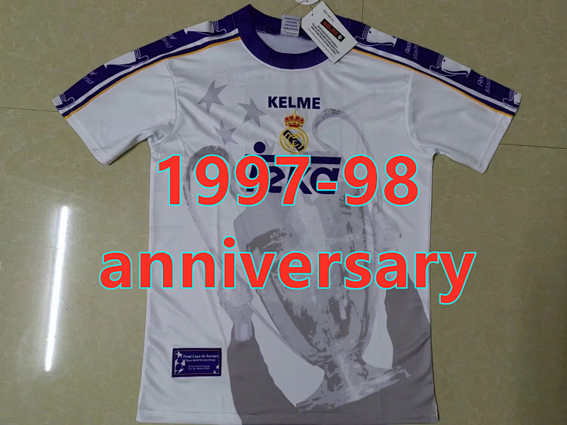 Real Madrid Retro Anniversary Jersey S-2XL