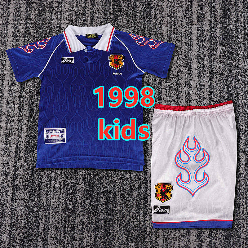 Japan Home Kids Retro Jersey+shorts Kit 16 -28