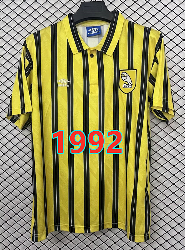 Sheffield Wednesday Away Retro Fans Version Jersey S-2XL