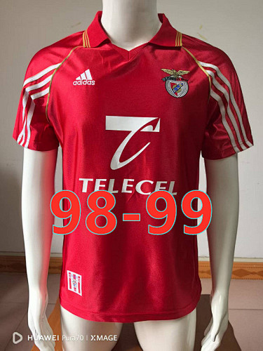 98-99 Benfica Home Retro Jersey S-2XL