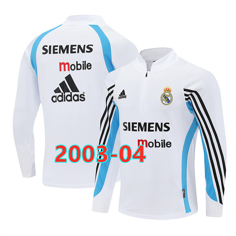 Real Madrid Retro Long Sleeve Tracksuit S-2XL