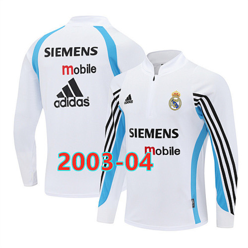 Real Madrid Retro Long Sleeve Tracksuit S-2XL