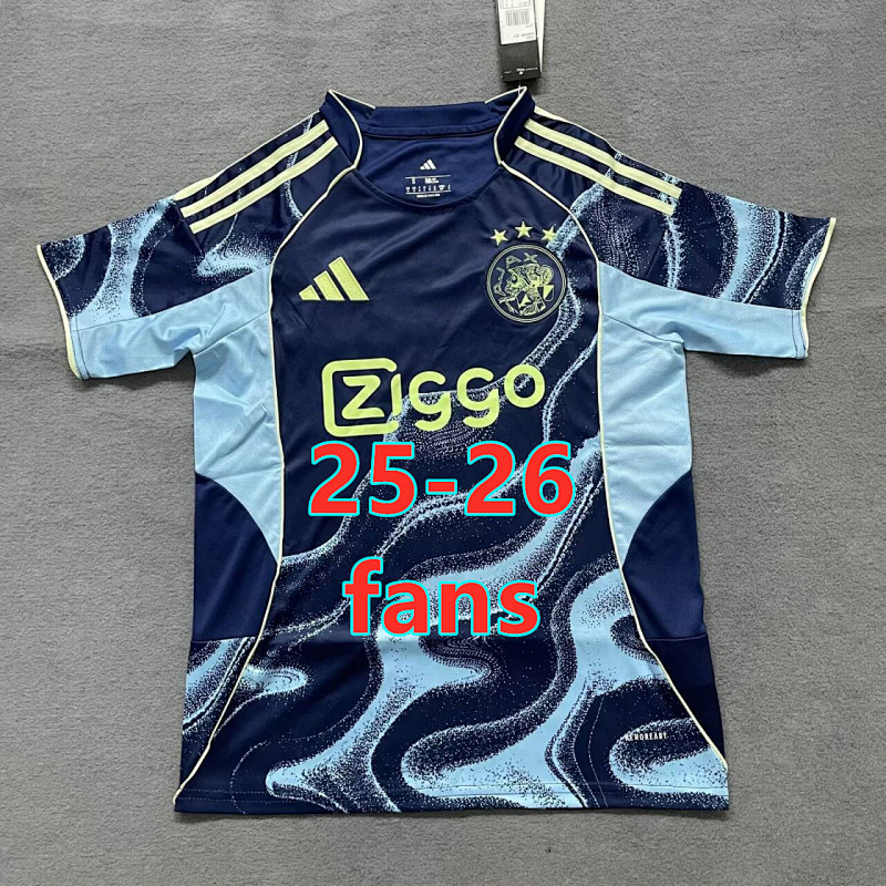 25-26 Ajax Away Fans Version Jersey S-4XL