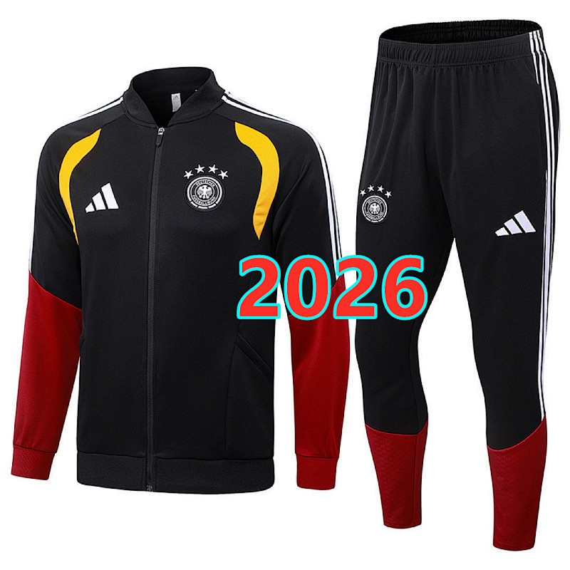 Germany Long Zipper Jacket S-2XL