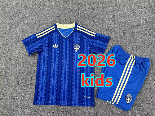 Sweden Away Kids 32 Teams Kit 16 -28 32