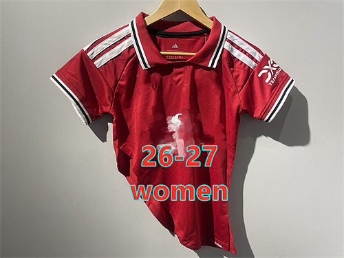 26-27 Manchester United Home Women Slash Jersey S-2XL
